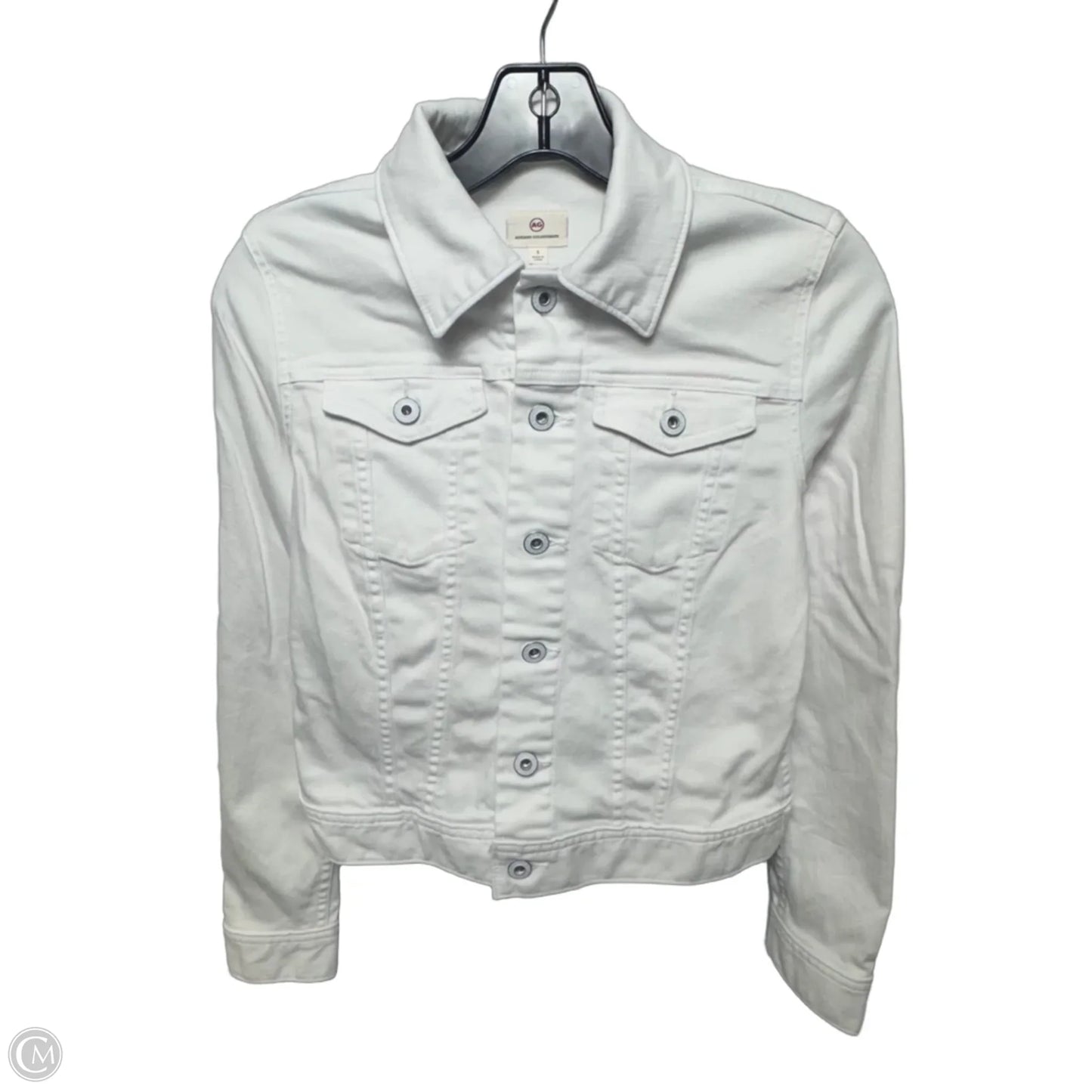 Jacket Denim By Adriano Goldschmied In White, Size: S