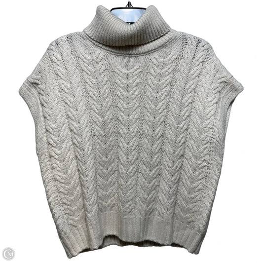 Sweater Short Sleeve By Splendid In Cream, Size: Xs