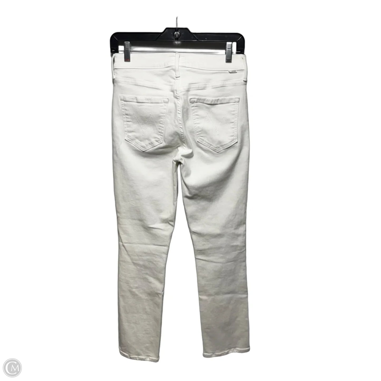 The Mid Rise Dazzler Ankle Jeans By Mother In White Denim, Size: 2/26
