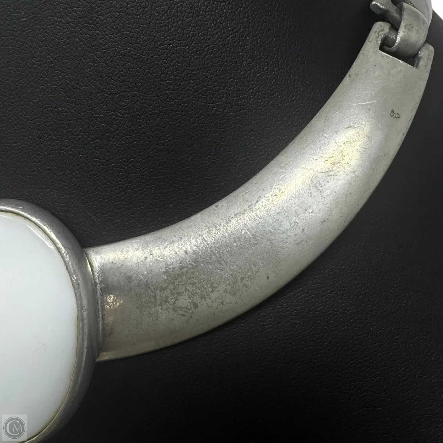 White Stone Segmented Collar Necklace By Ben-Amun