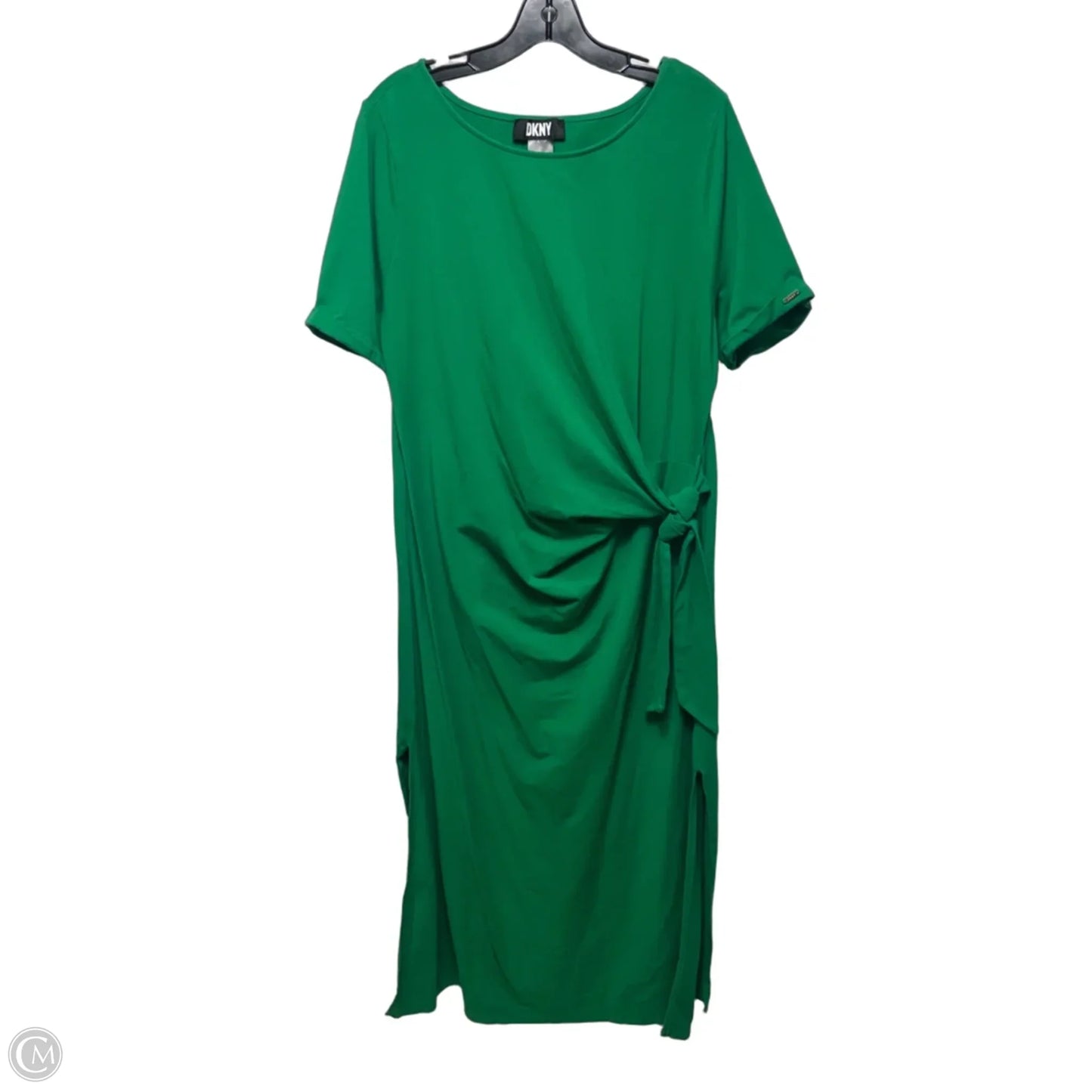 Dress Casual Maxi By Dkny In Green, Size: Xl