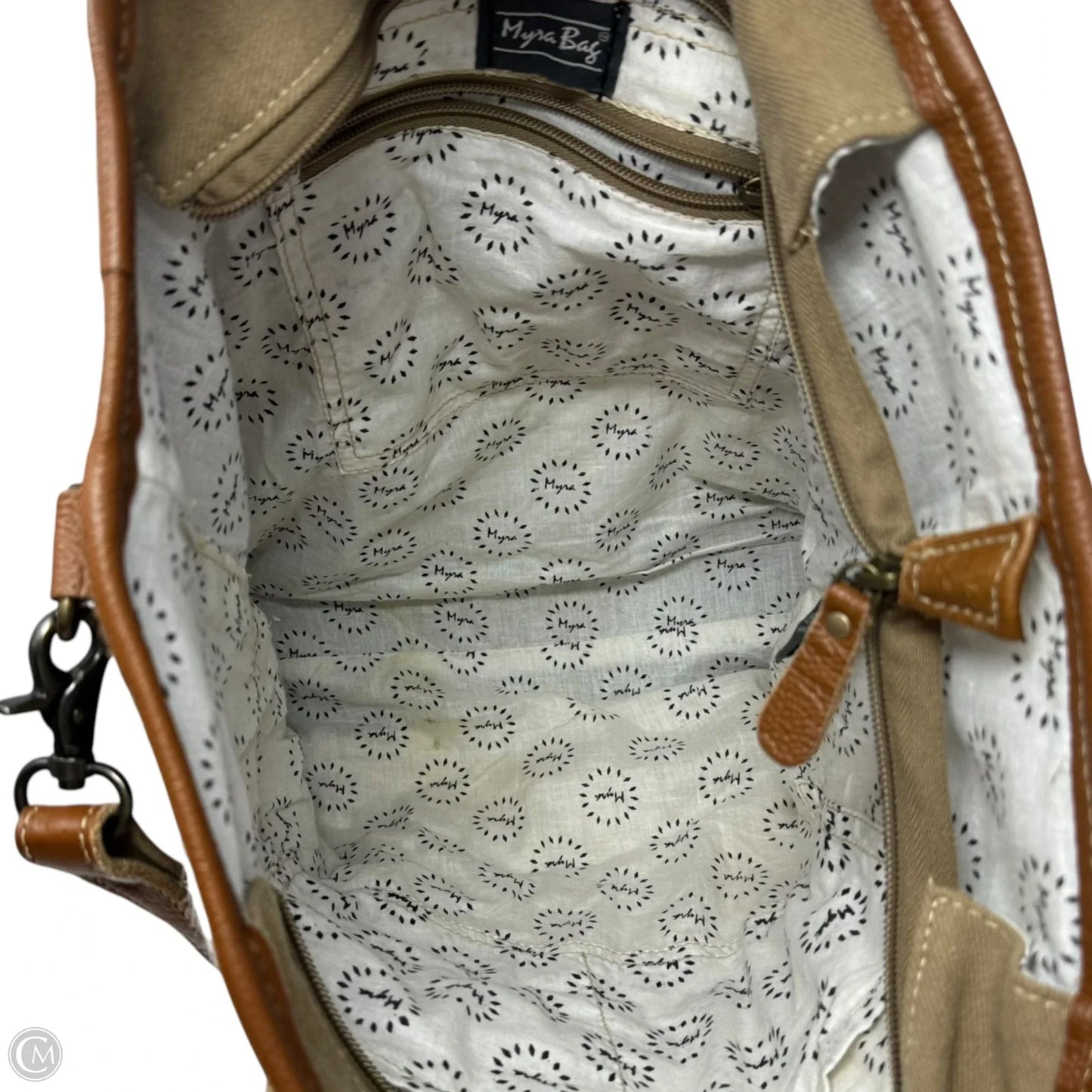 Auburn Tote Handbag By Myra, Size: Large