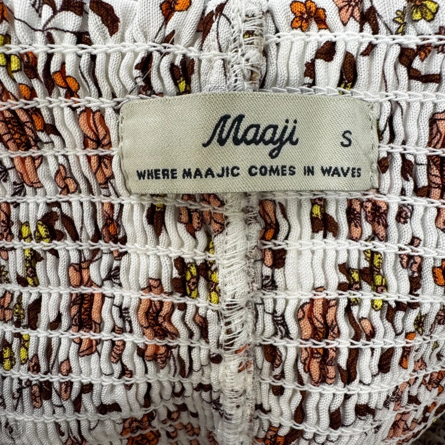 Aubrey Maxi Convertible Skirt/Dress By Maaji In Wild Flower Print, Size: S