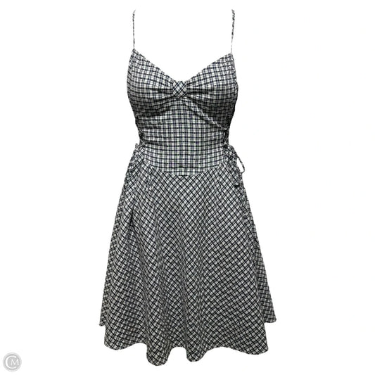 Dress Casual Short By Betsey Johnson In Blue & White, Size: M