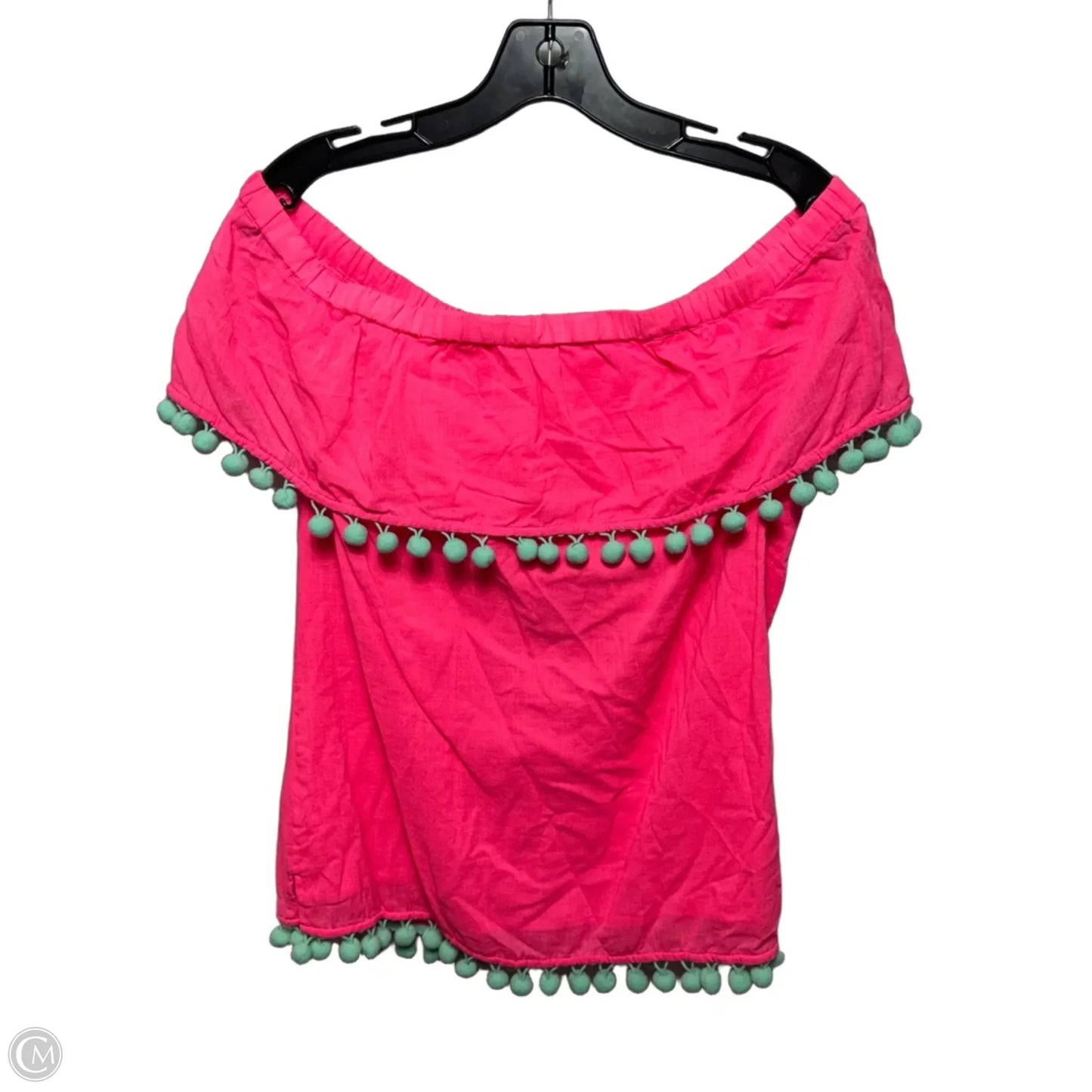 Hibiscus Top Short Sleeve By Sail To Sable In Pink, Size: M