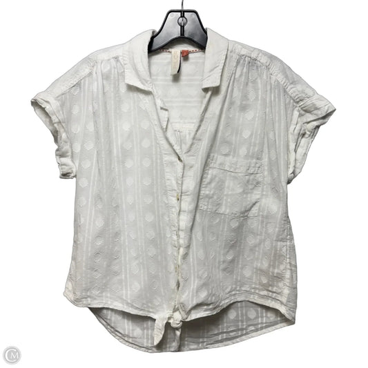 Top Short Sleeve By Pilcro In White, Size: S