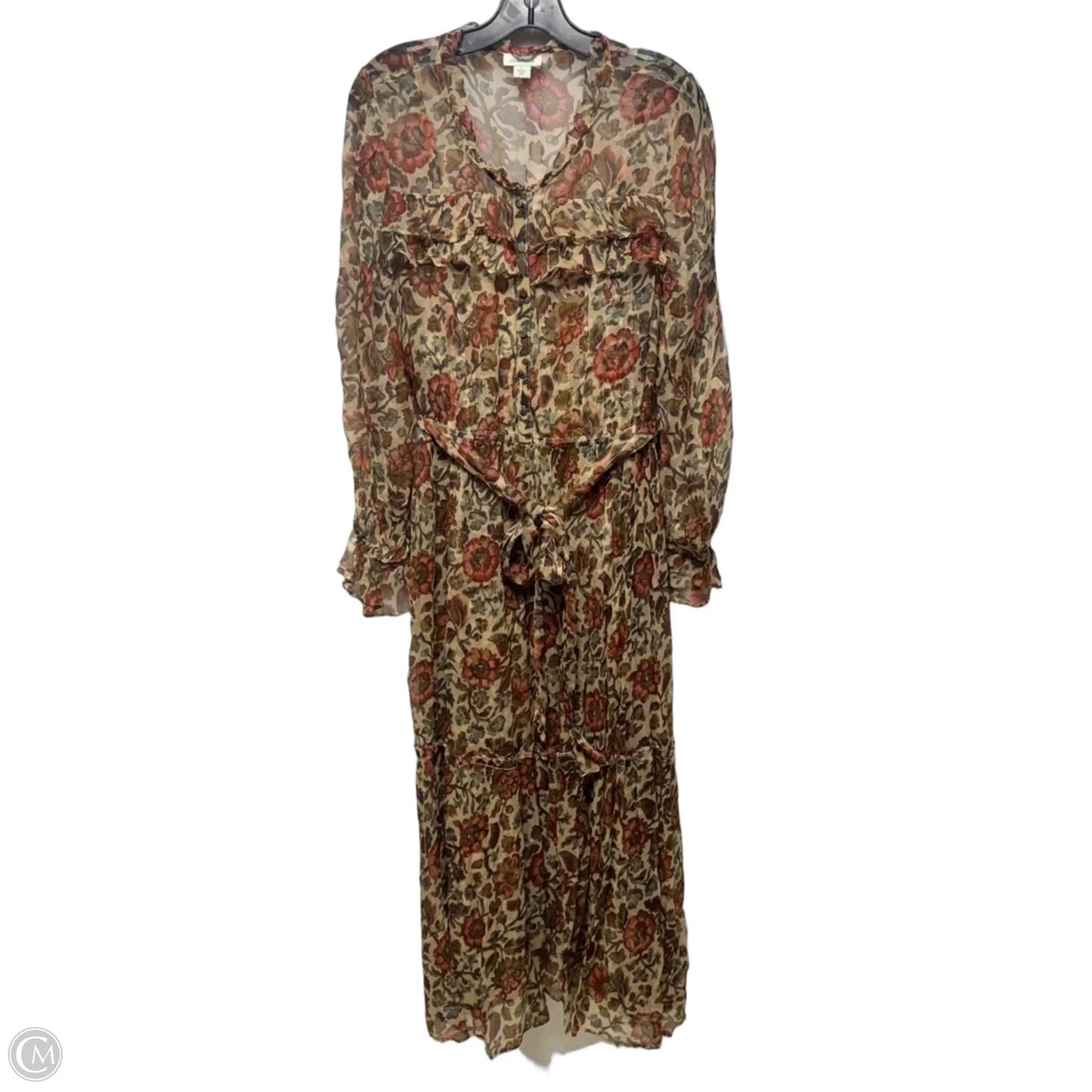 Dress Casual Maxi By Sundance In Floral Print, Size: L