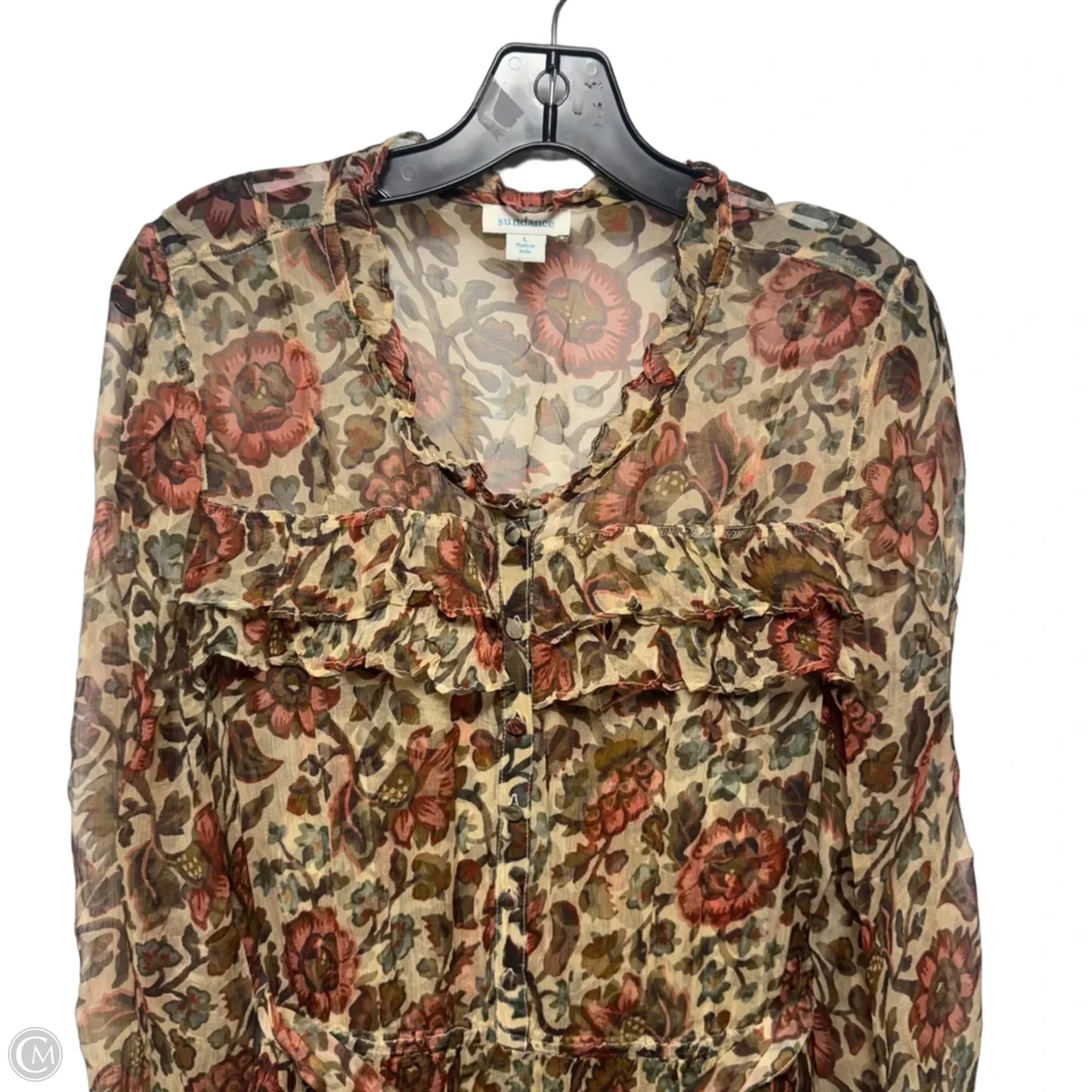 Dress Casual Maxi By Sundance In Floral Print, Size: L