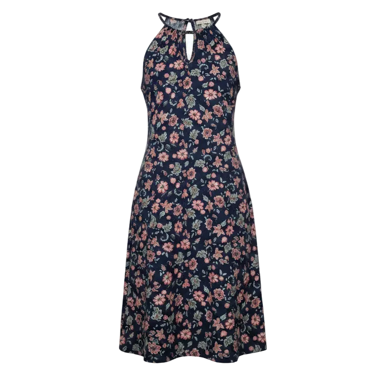 Halter Midi Dress By Gap In Floral Print, Size: M