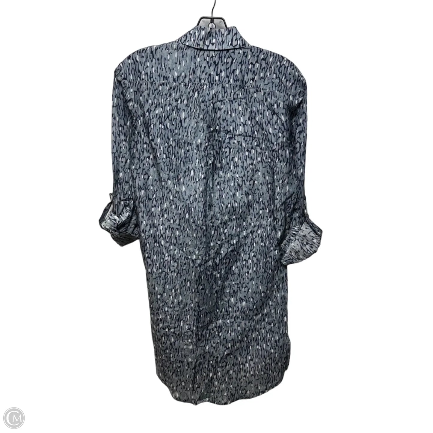 Printed Girlfriend Dress By Emily Phillips In Blue, Size: S