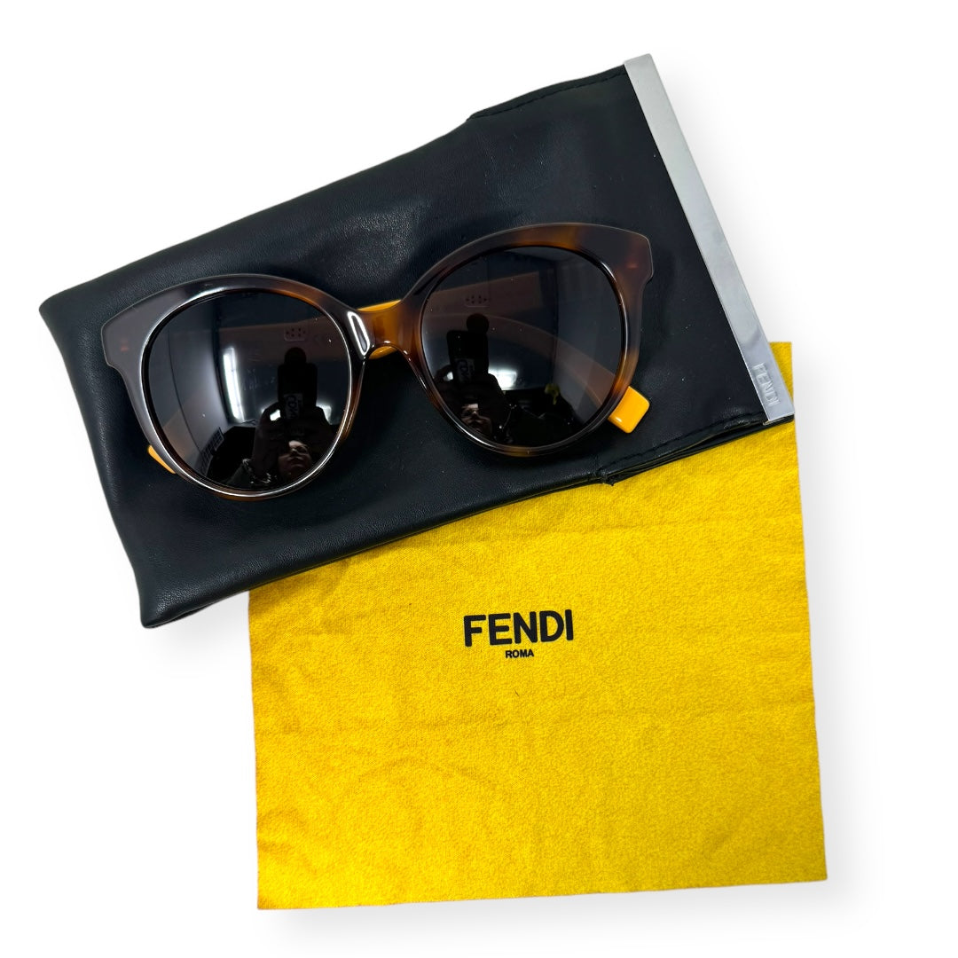 FF 0013/S 7TAR4 Cat Eye Sunglasses Luxury Designer By Fendi