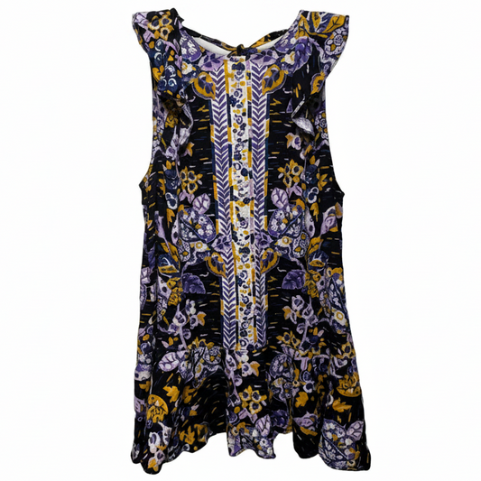 Summer In Tulum Tunic Dress By Free People In Multi-colored, Size: S