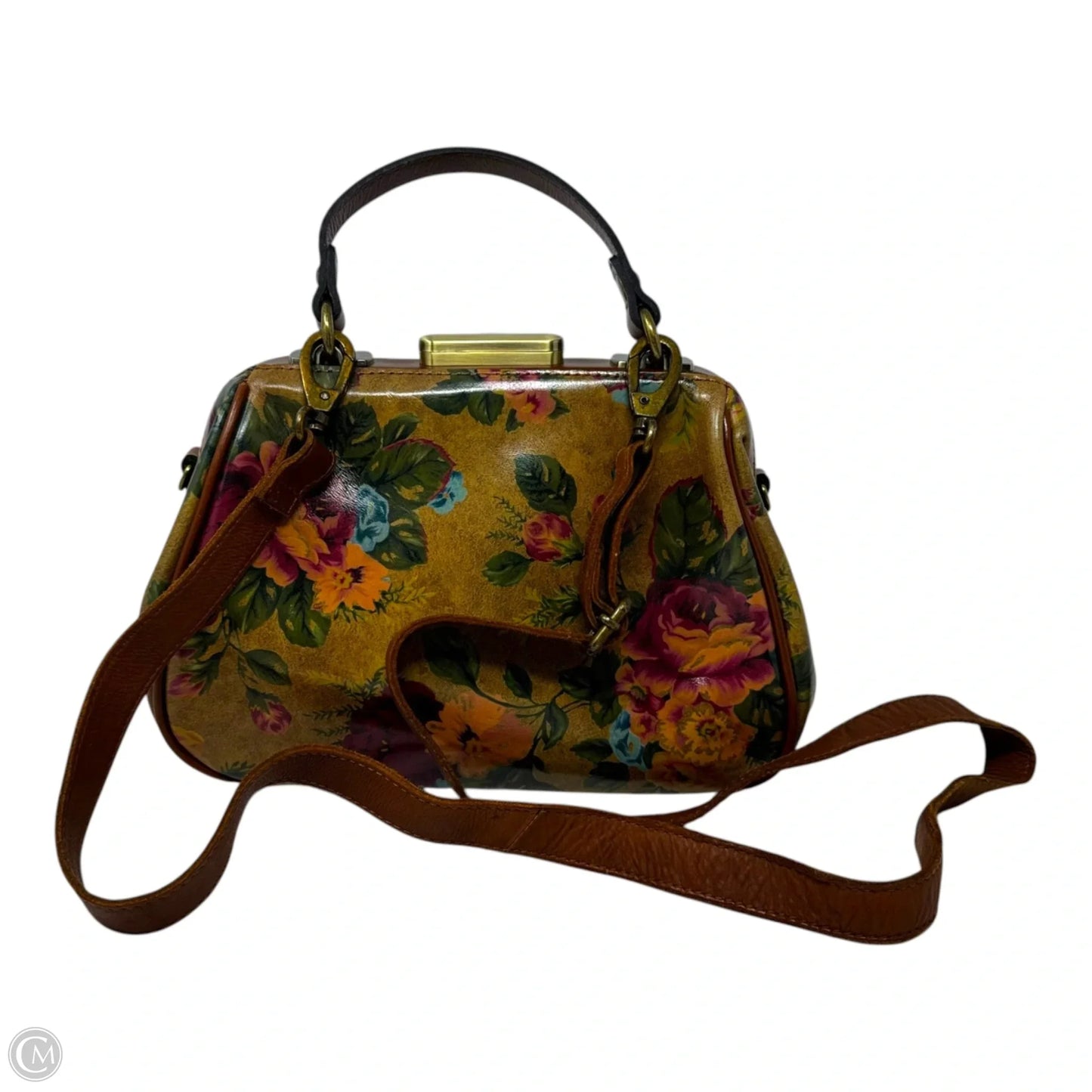 Gracchi Satchel Handbag Designer By Patricia Nash, Size: Medium