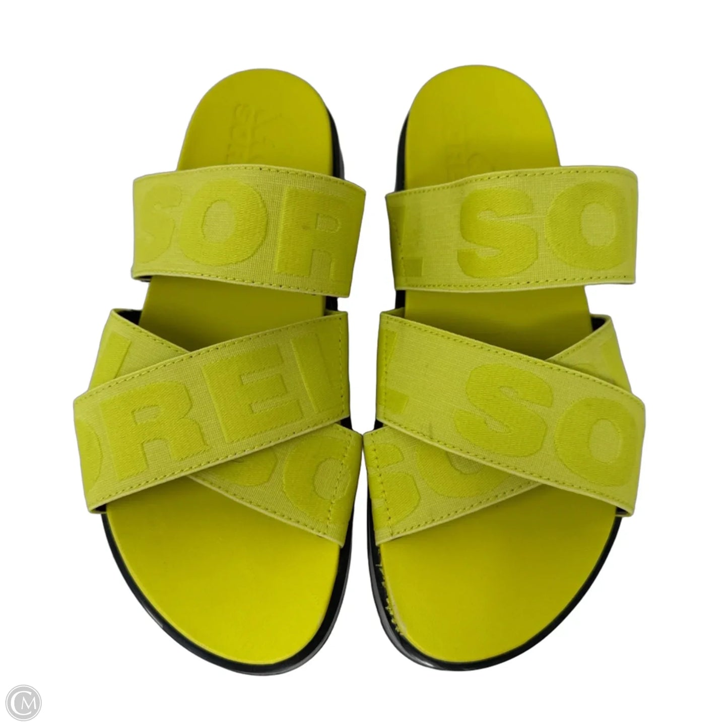 Roaming Sport Slide Sandals By Sorel In Yellow, Size: 7