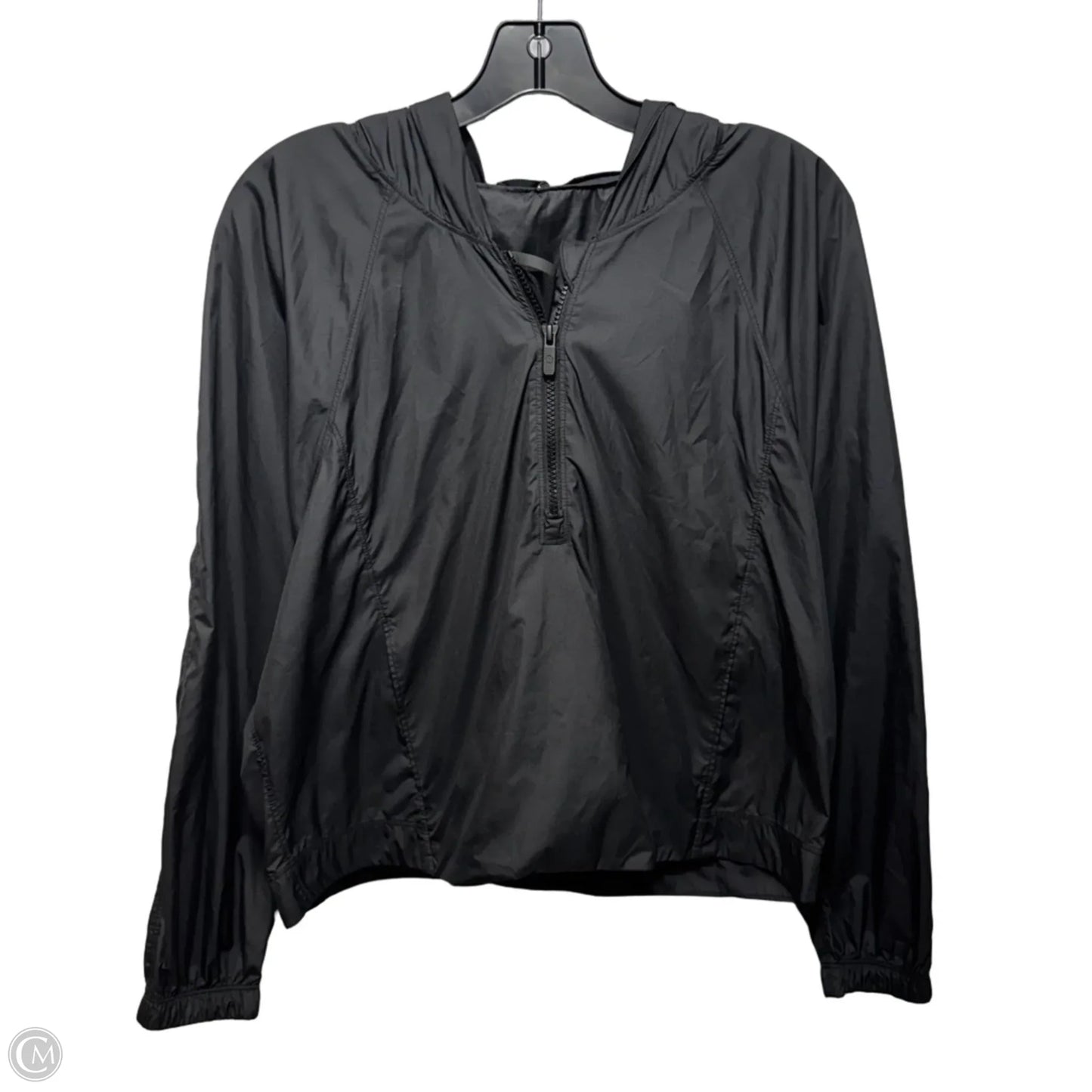 Jacket Windbreaker By Lululemon In Black, Size: 8