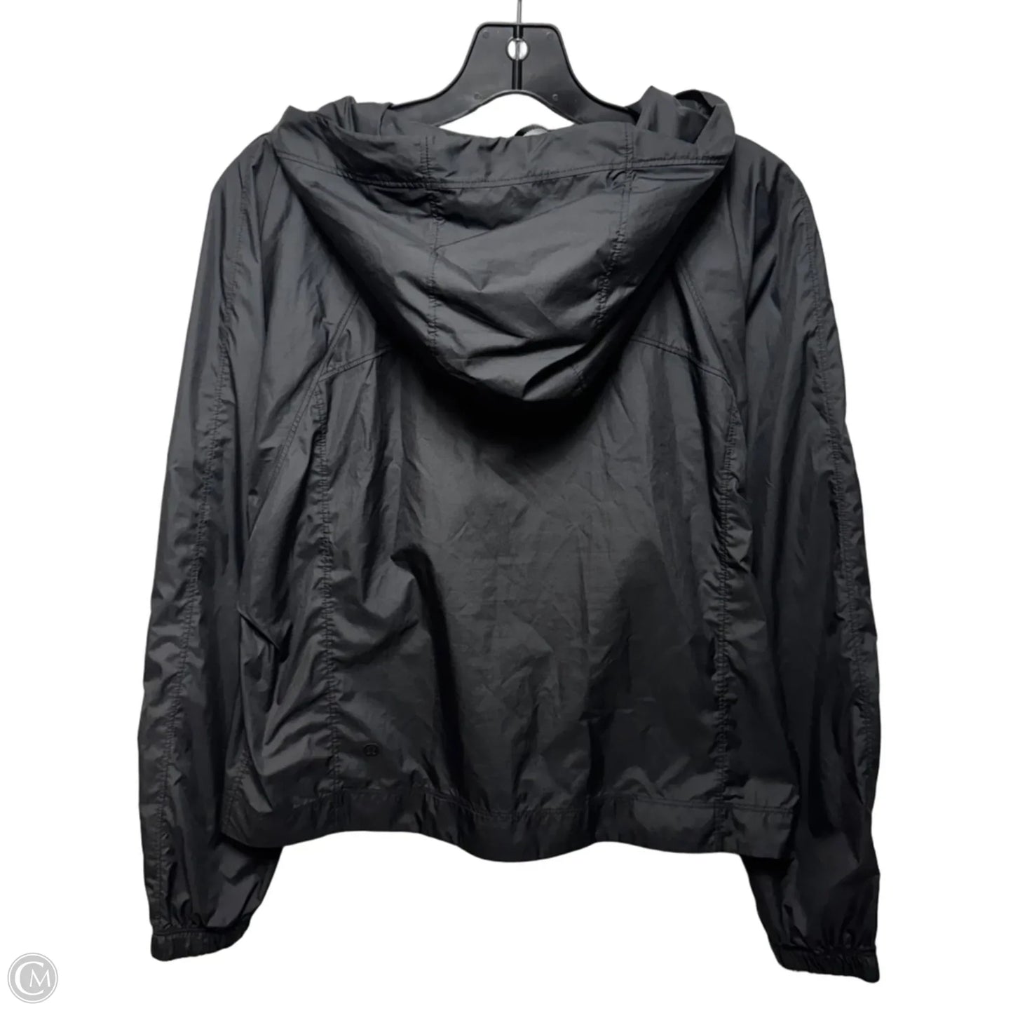Jacket Windbreaker By Lululemon In Black, Size: 8