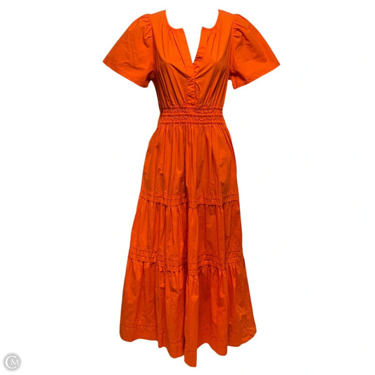 Somerset Dress Casual Maxi By Maeve In Orange, Size: S