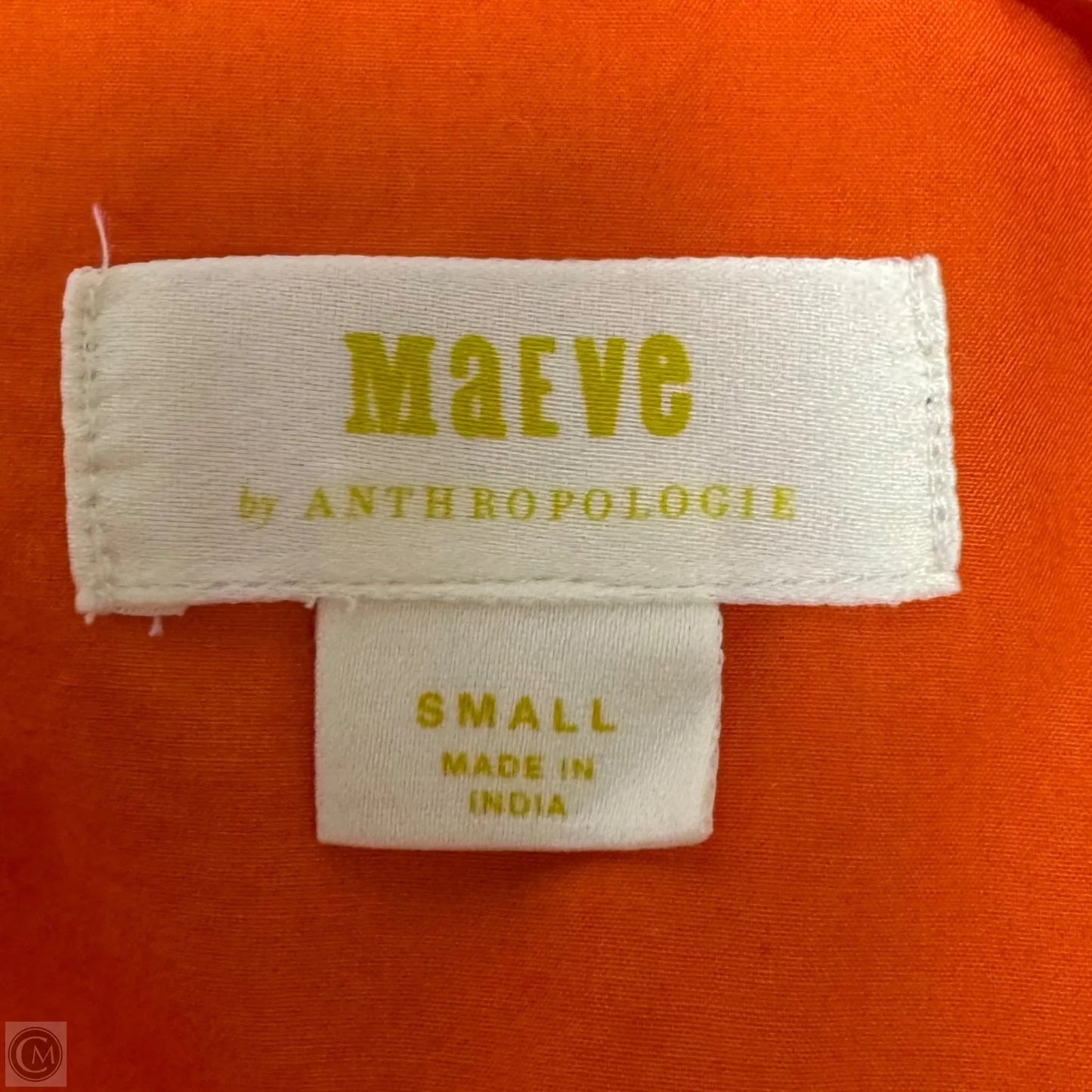 The Somerset Short Sleeve Maxi Dress By Maeve In Orange, Size: S