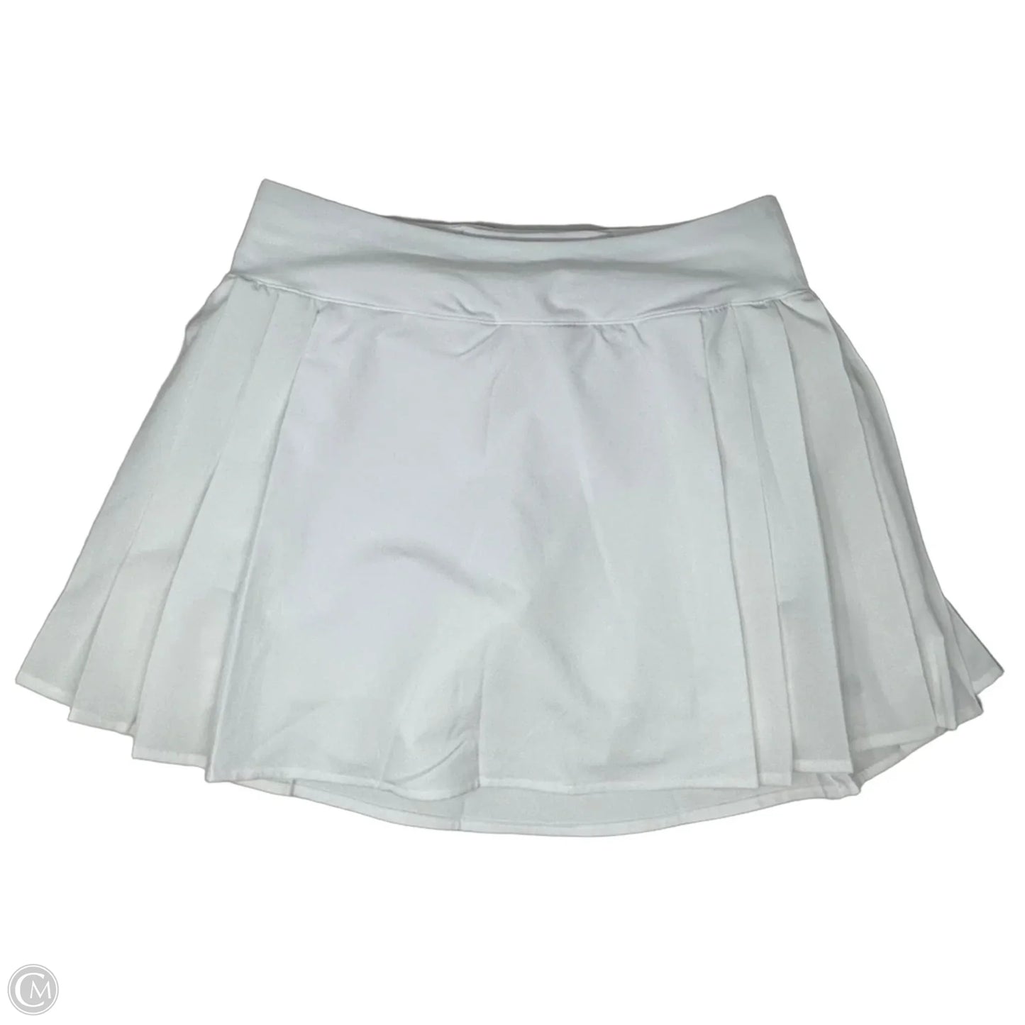 Side-Pleat HR Tennis Athletic Skort By Lululemon In White, Size: 4