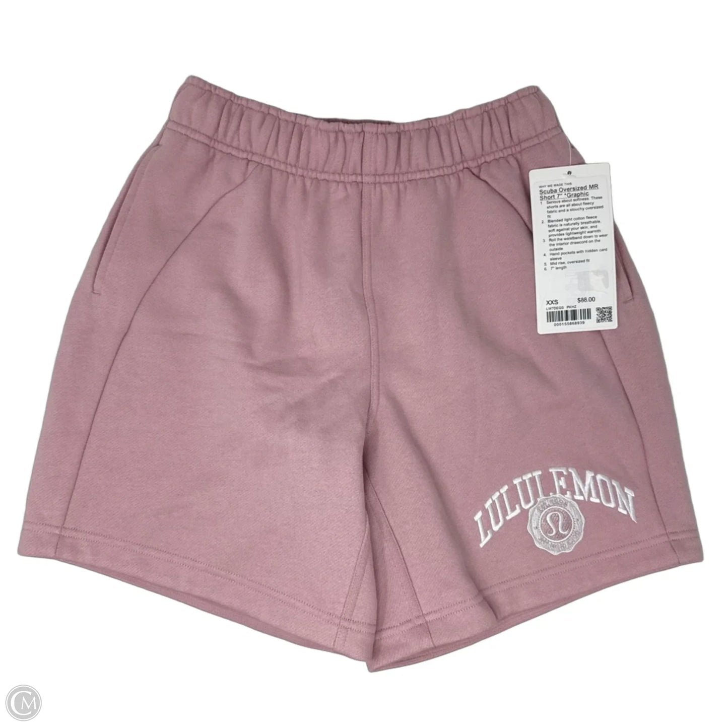 Scuba 7” Athletic Shorts By Lululemon In Pink, Size: Xxs
