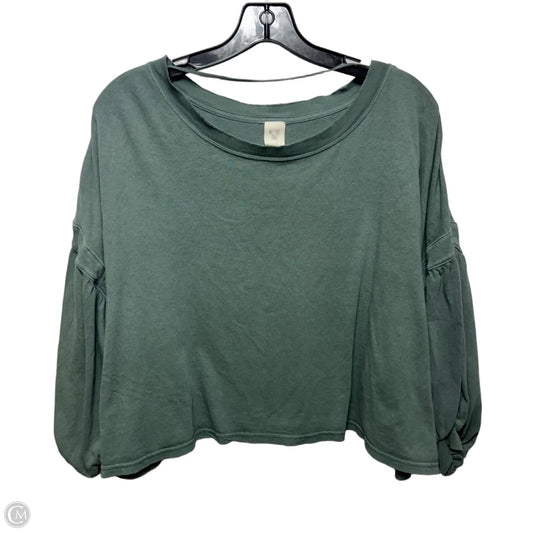 Top Short Sleeve By We The Free In Green, Size: Xs