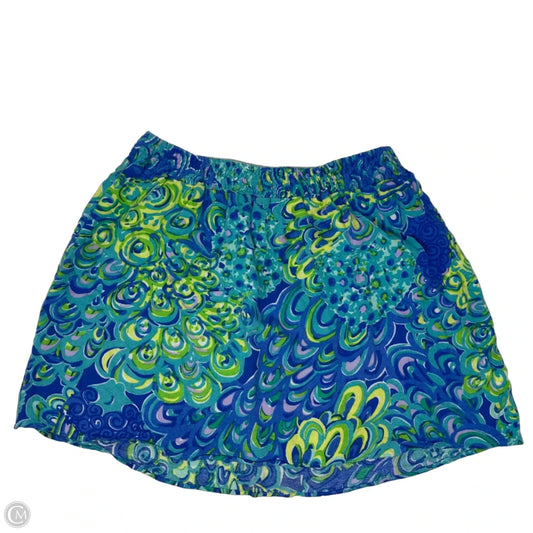 Skirt Designer By Lilly Pulitzer In Blue & Green, Size: Xs