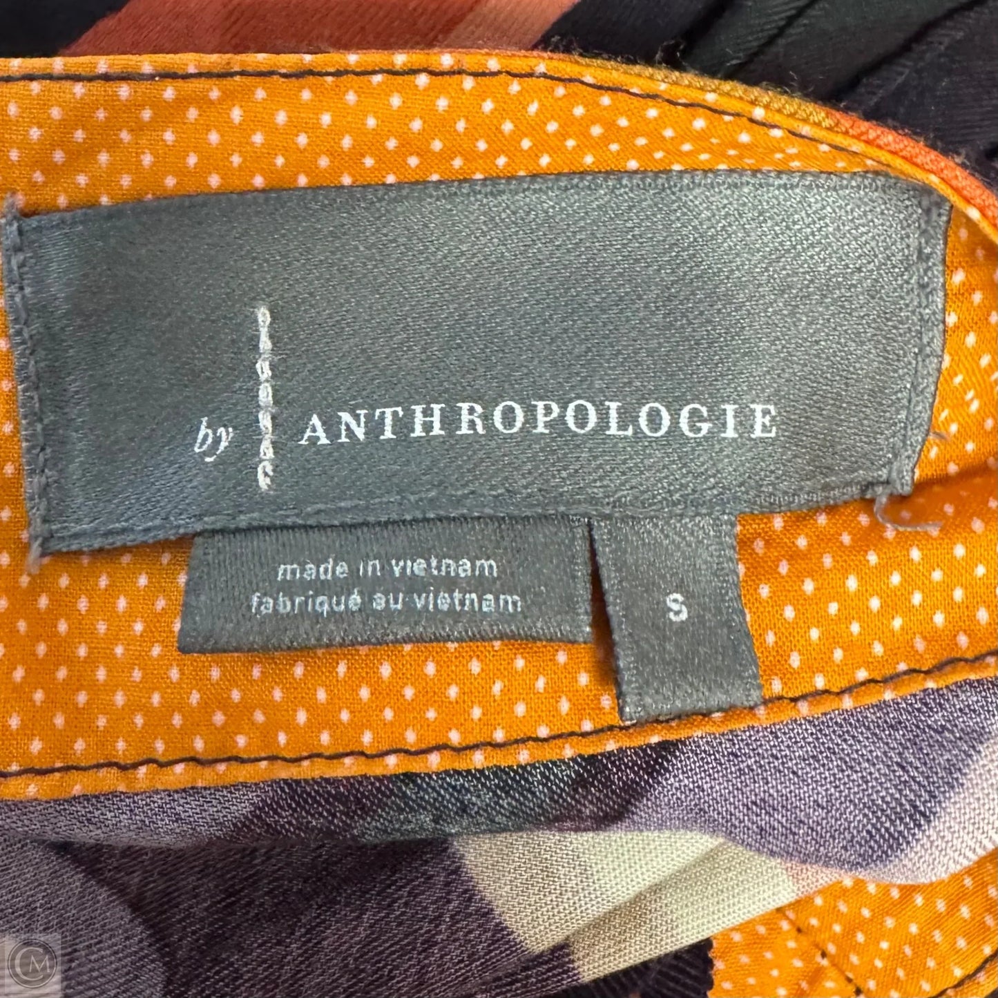 Chevron Slip Dress By Anthropologie In Striped Pattern, Size: S