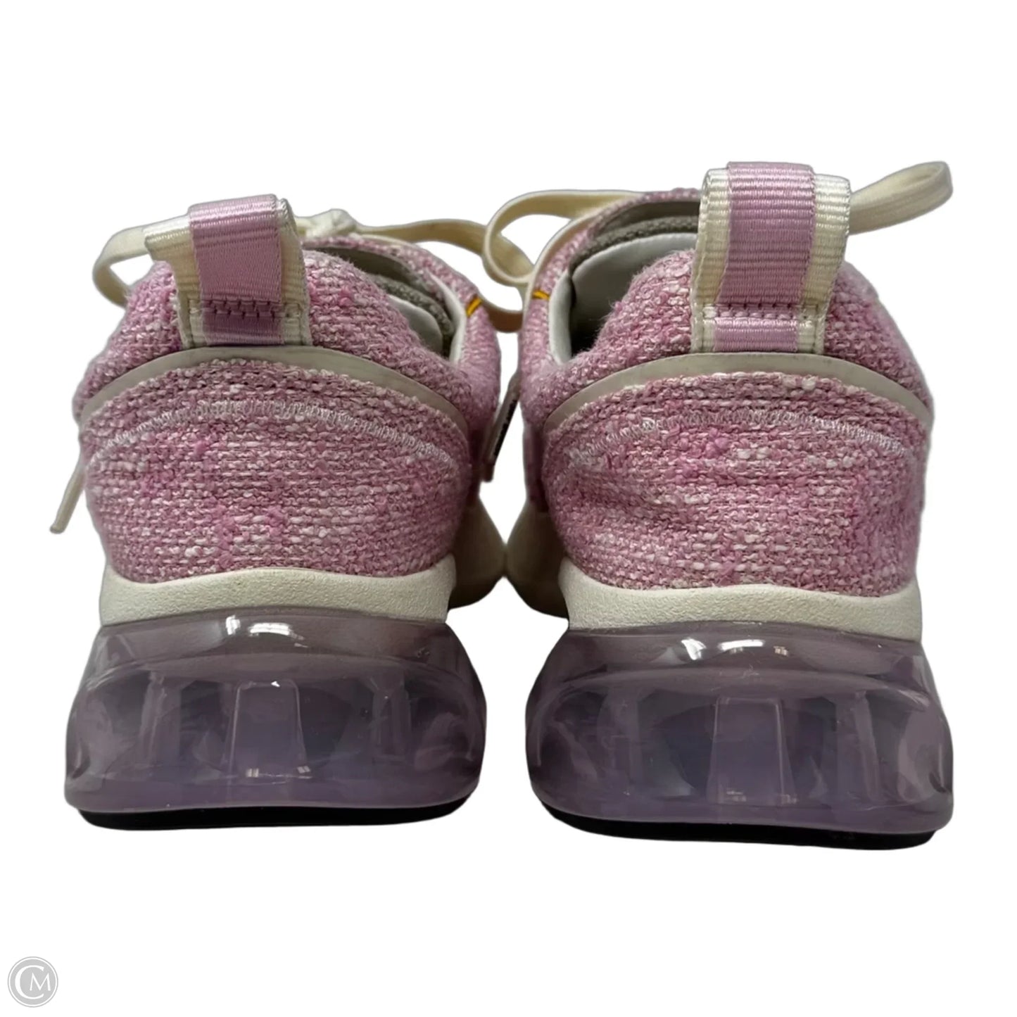 Good Luck Tweed Trainers Shoes Designer By Tory Burch In Pink, Size: 9.5