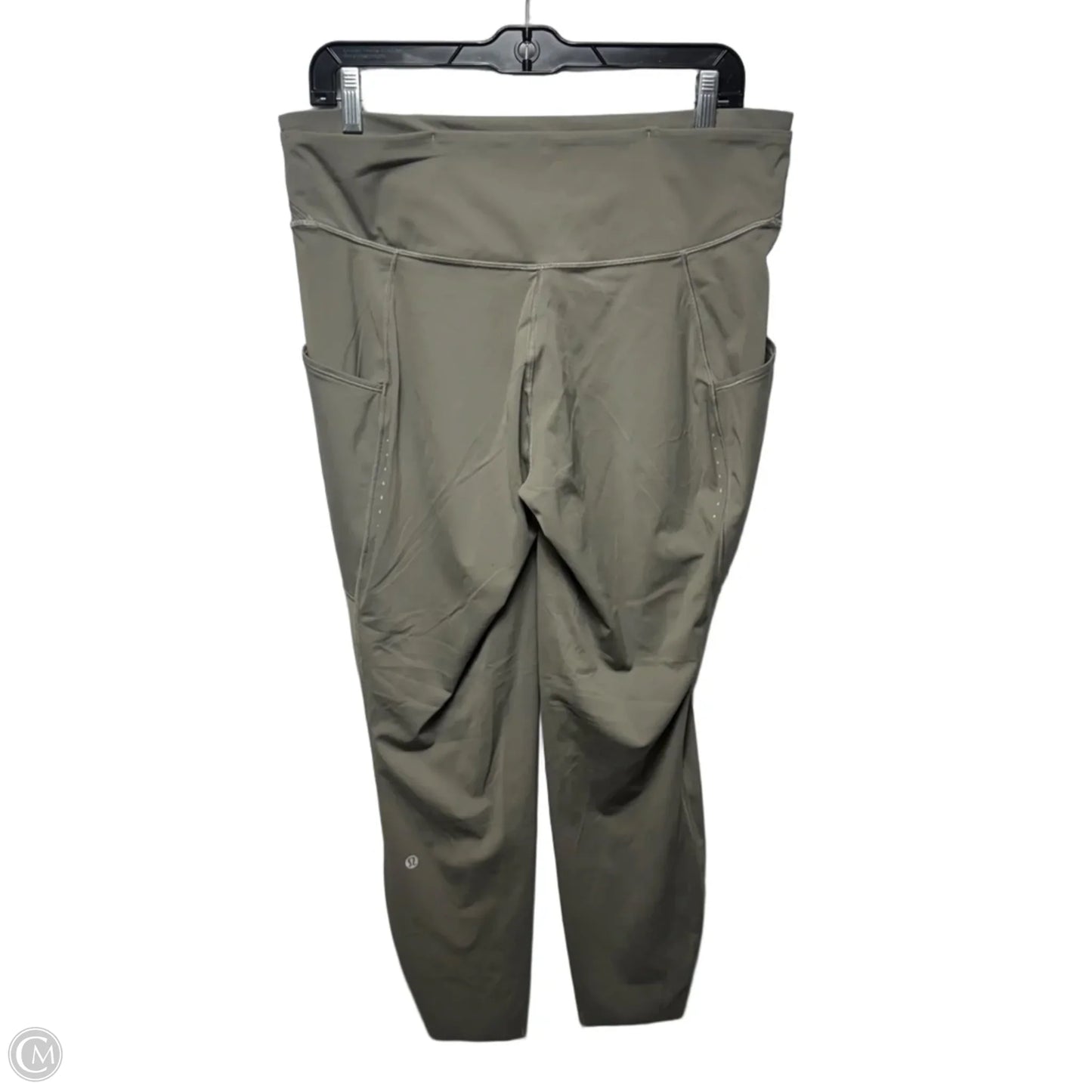 Athletic Leggings By Lululemon In Grey, Size: 14