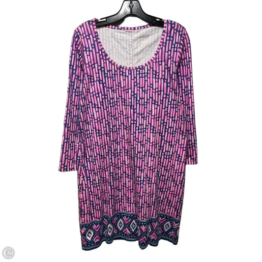 Beacon Dress Designer By Lilly Pulitzer In Multi-colored, Size: Xl