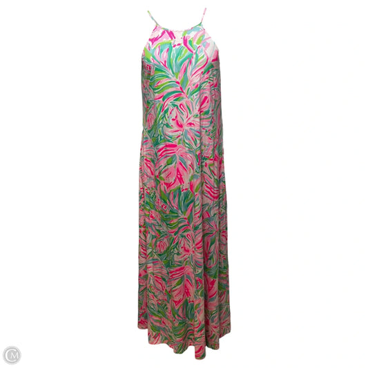 Margot Maxi Dress Designer By Lilly Pulitzer In Multi-colored, Size: L