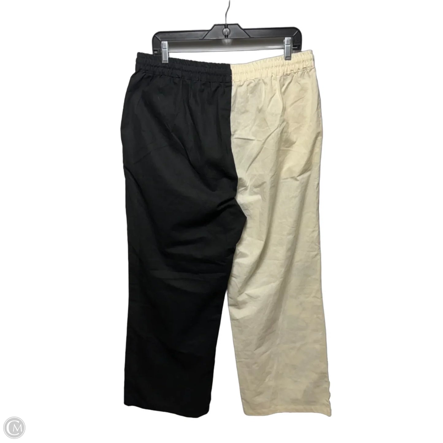Pants Lounge By Adore In Black & Cream, Size: Xl