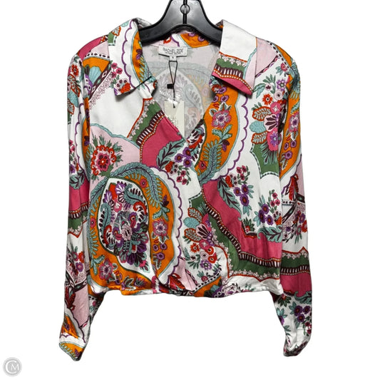 Top Long Sleeve By Rachel Zoe In Multi-colored, Size: S