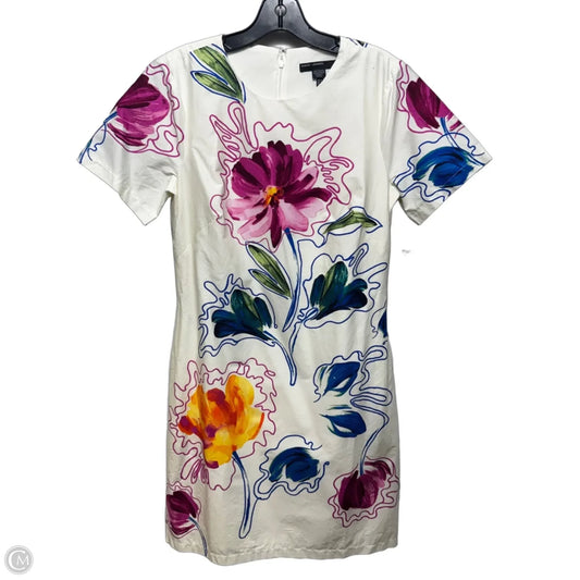 Dress Casual Short By Maggy London In Floral Print, Size: 10