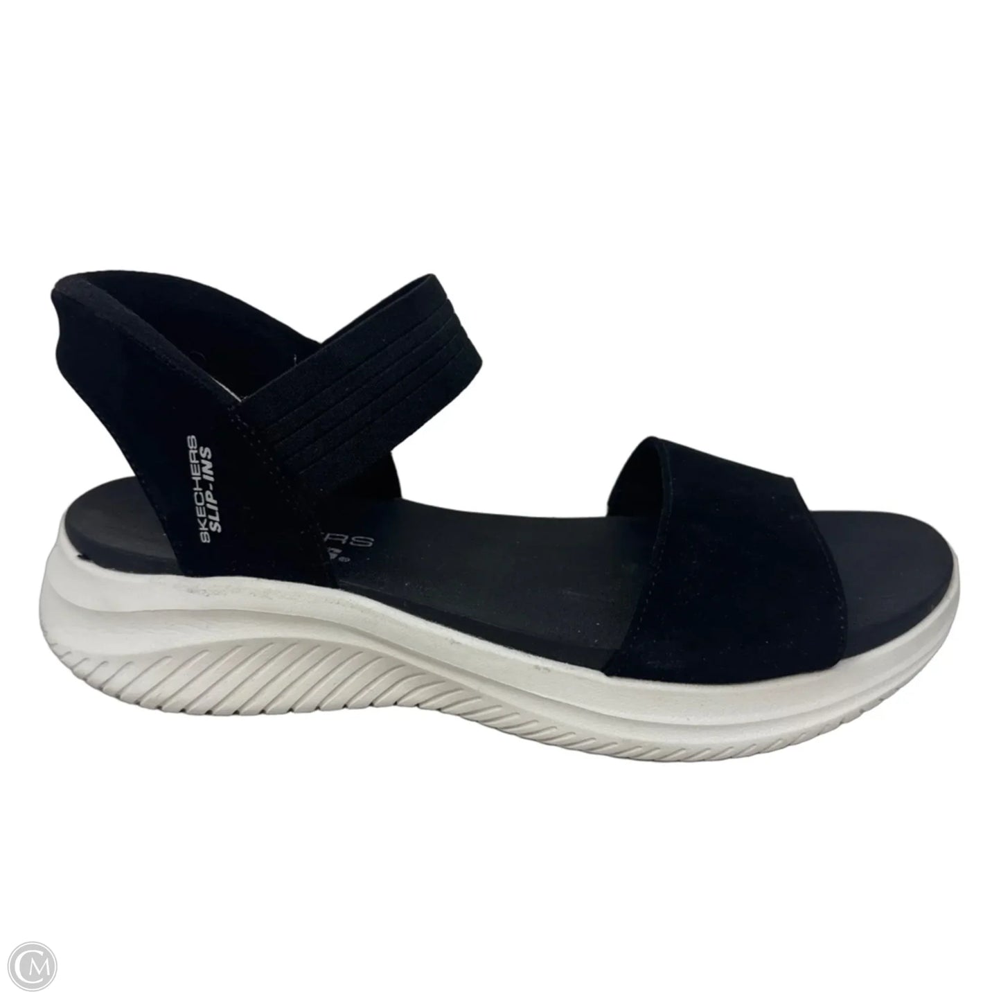 Sandals Flats By Skechers In Black, Size: 8