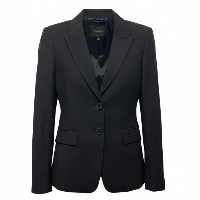 Blazer By Massimo Dutti In Black, Size: 2