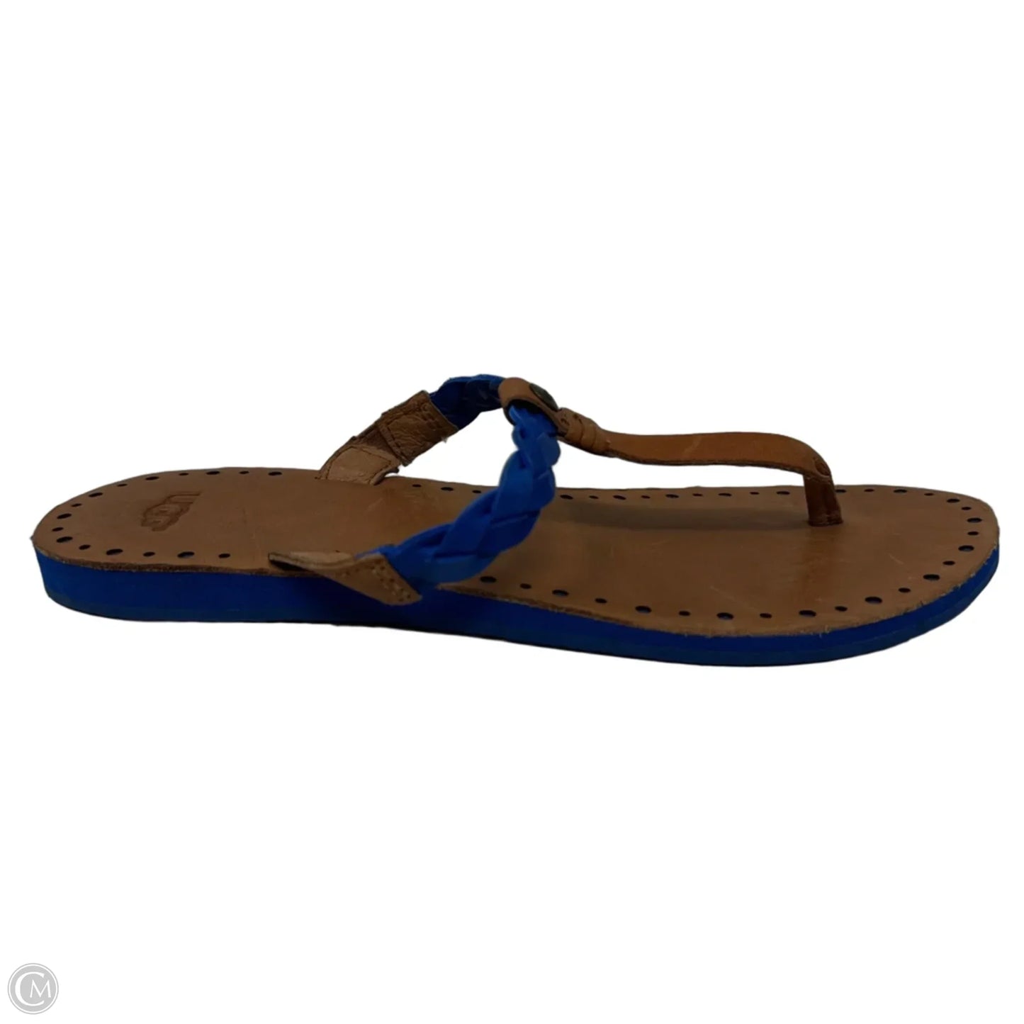 Braided Sandals Designer By Ugg In Tan, Size: 8