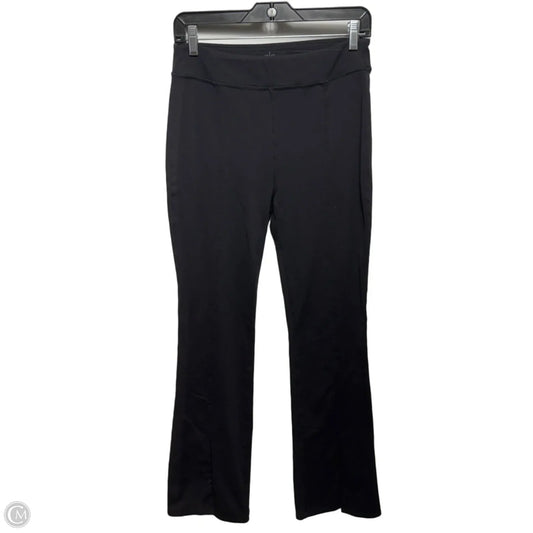 Front Slit Flared Athletic Pants By Alo In Black, Size: L