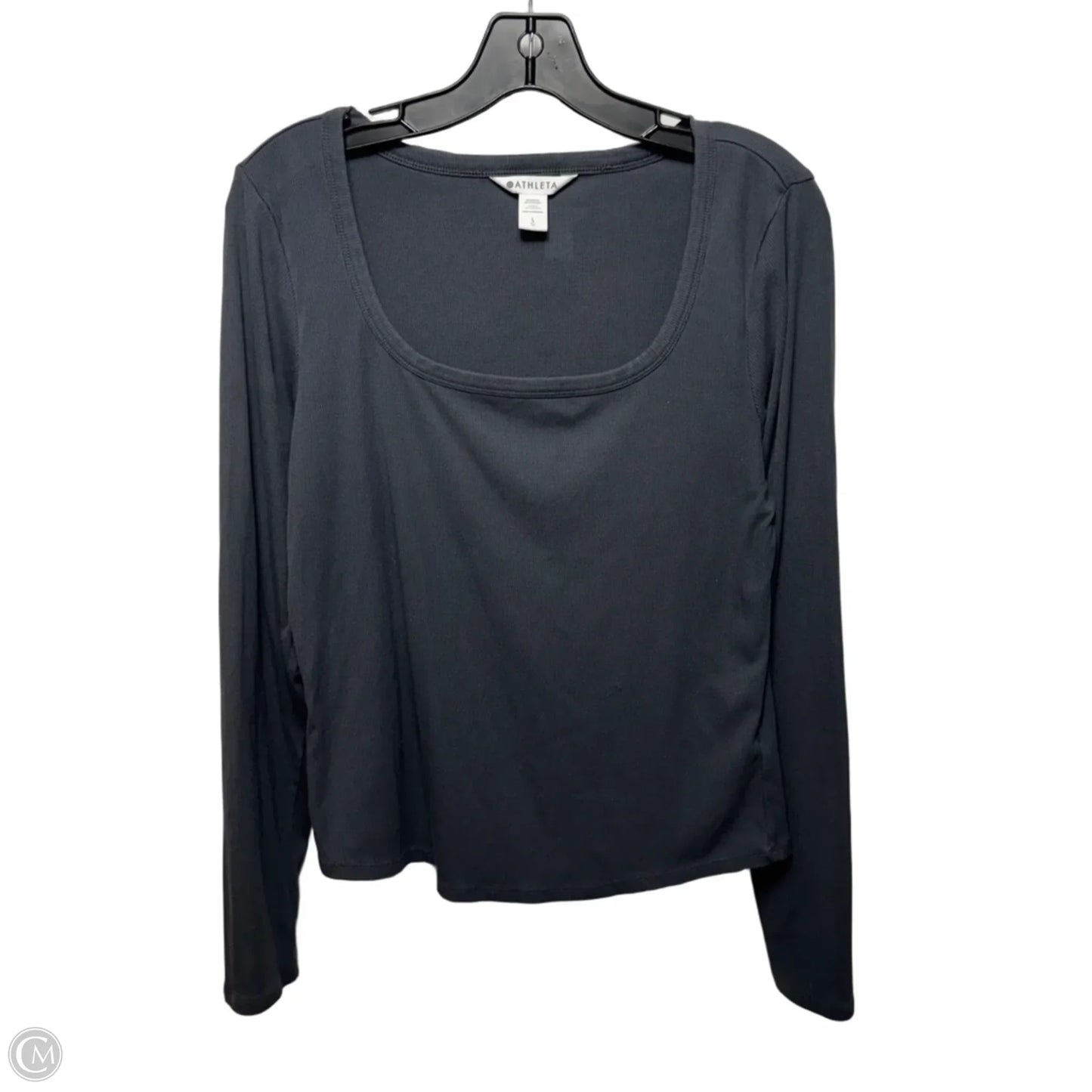 Top Long Sleeve By Athleta In Grey, Size: L