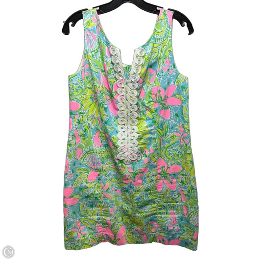 Dress Designer By Lilly Pulitzer In Floral Print, Size: 8