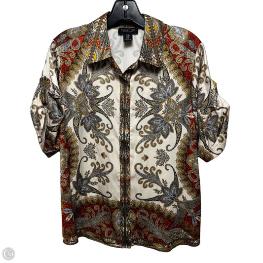 Top Short Sleeve By Rachel Zoe In Multi-colored, Size: M