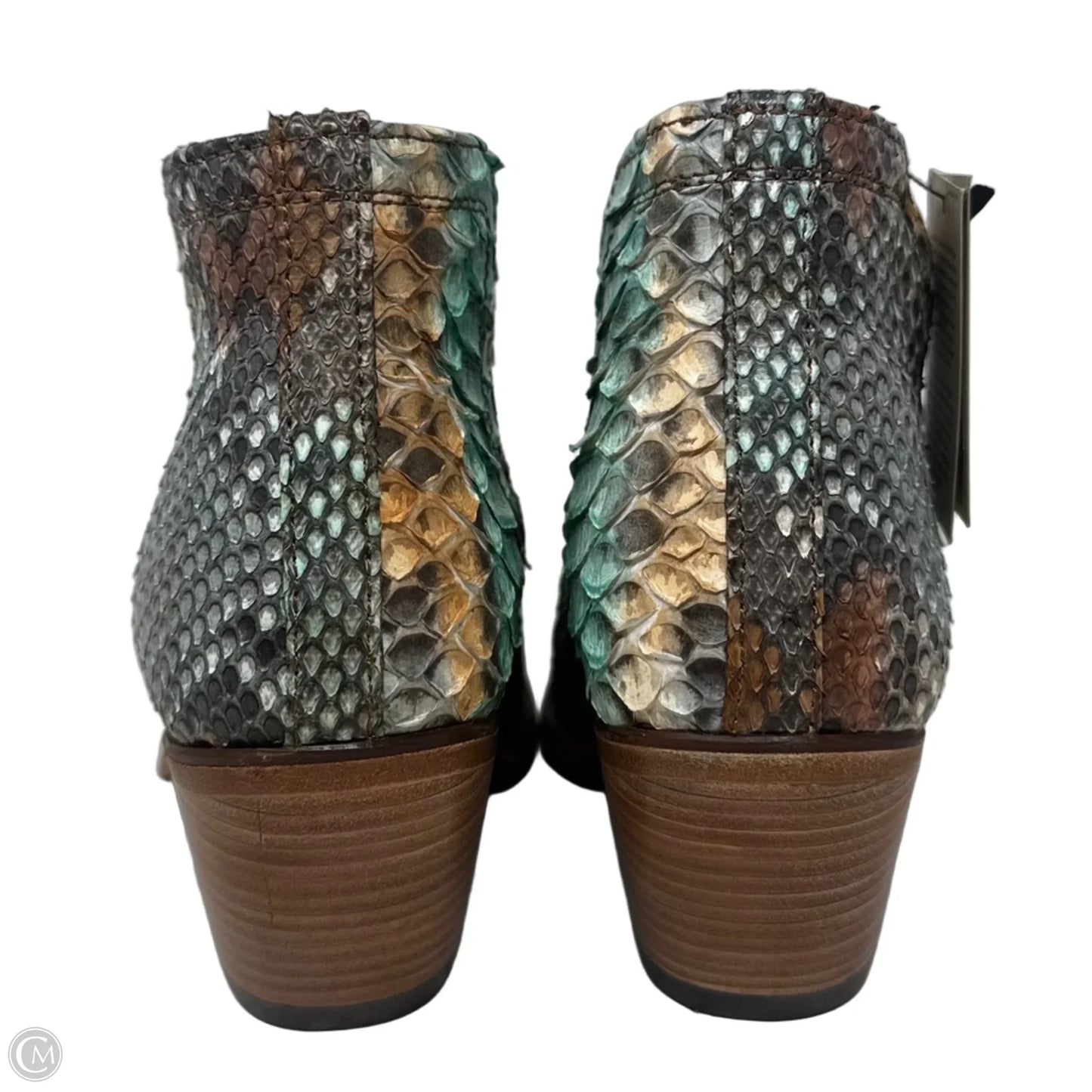 Dixon Python Boots Western By Ariat In Snakeskin Print, Size: 7.5