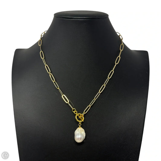 Bombshell Baroque on Toggle Paperclip Link Chain Necklace