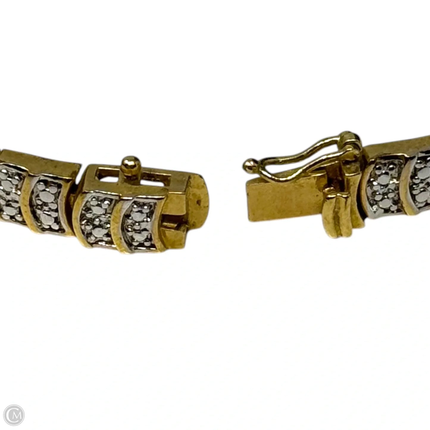 Gold & Silver Tone Bracelet Sterling Silver