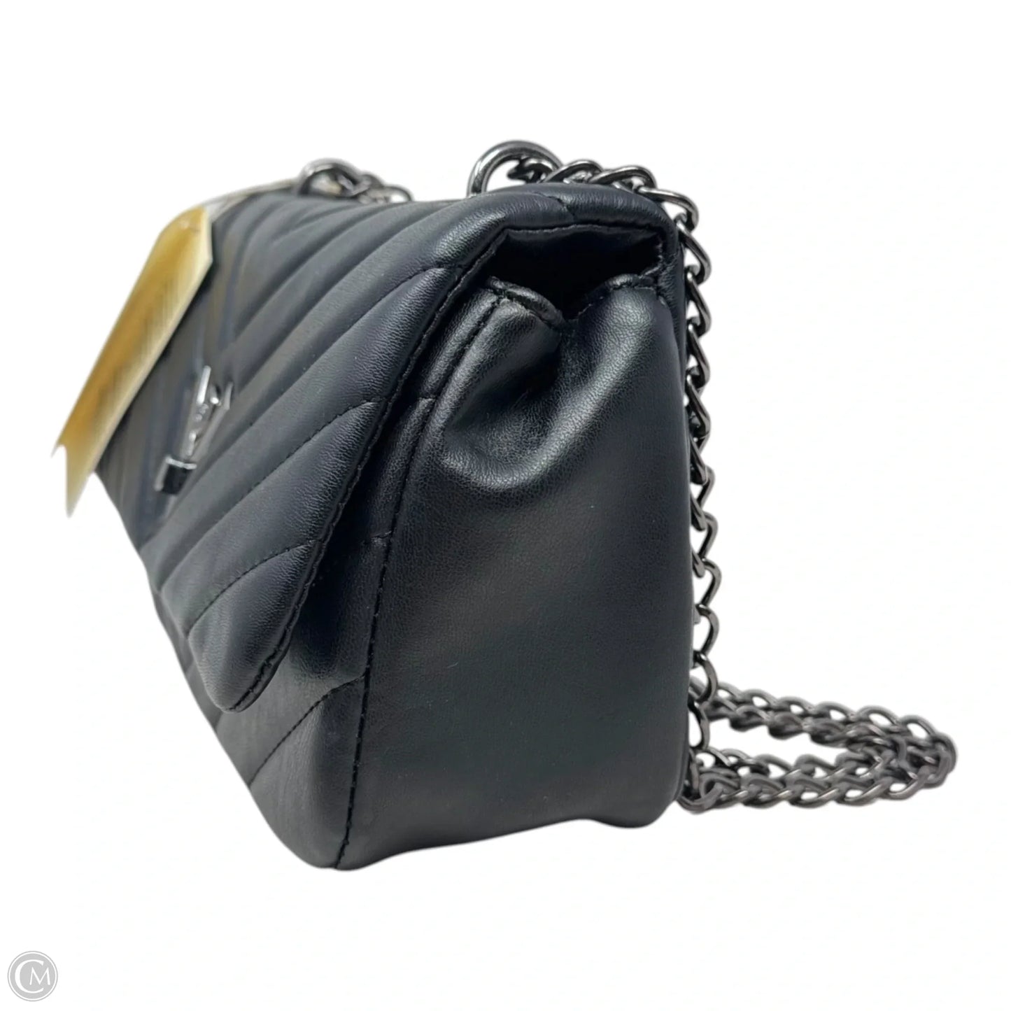 Quilted Flap Handbag By Valentino Orlandi, Size: Medium