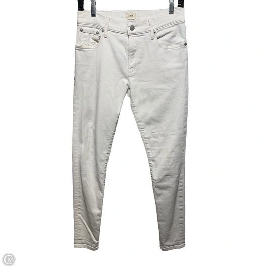 The Skinny Jeans Designer By Able In White, Size: 4/27