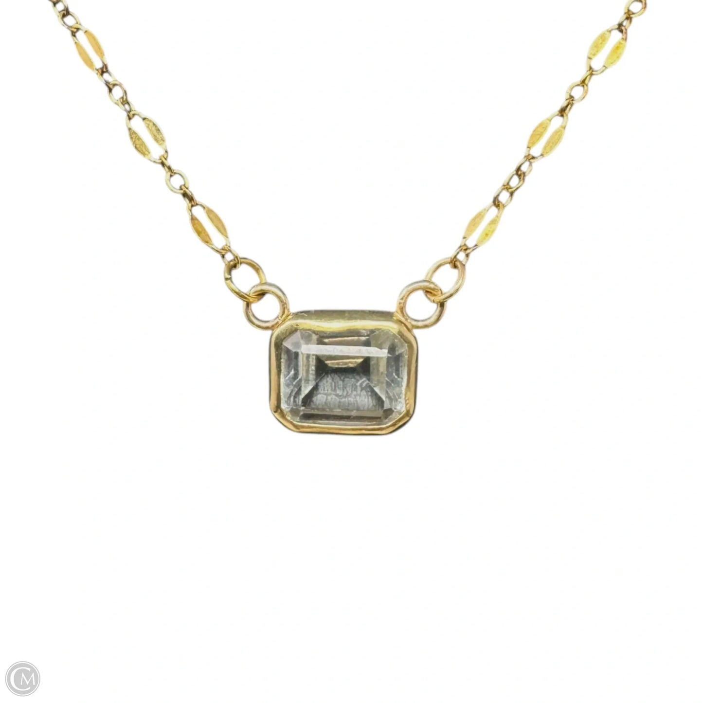 Clear Stone 14K Gold Filled Necklace