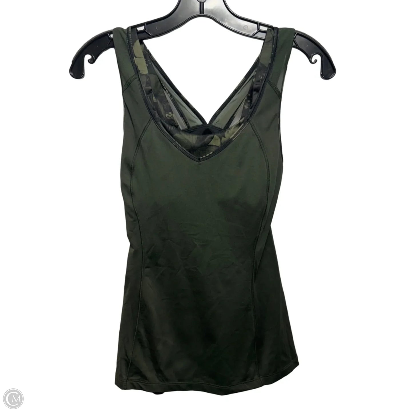 Layered Athletic Tank Top By Lululemon In Green, Size: 4