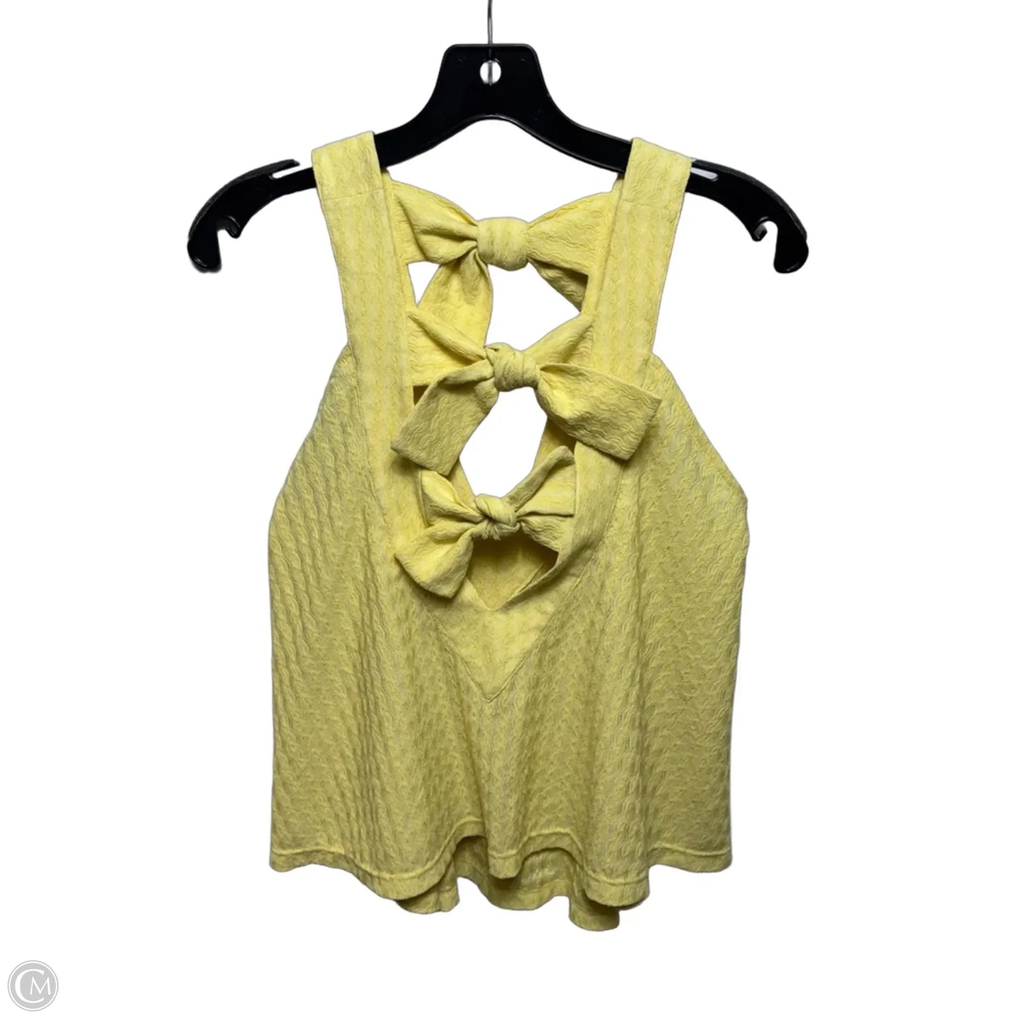 Top Sleeveless By Blue Tassel In Yellow, Size: M ESTIMATED