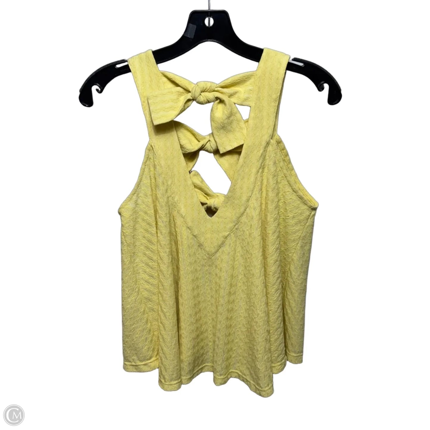 Top Sleeveless By Blue Tassel In Yellow, Size: M ESTIMATED